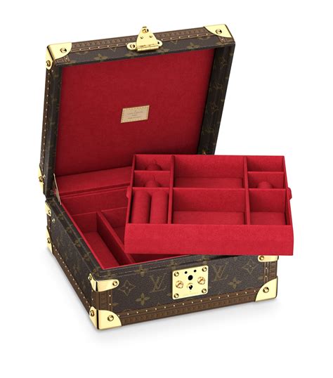 louis vuitton jewelry box vintage|louis vuitton box with ribbon.